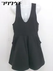 ◇ MAJESTIC LEGON マジェスティックレゴン ウエストゴム ノースリーブ ミニ ワンピース サイズ F ブラック レディース  【中古】 【1108310003649】のサムネイル