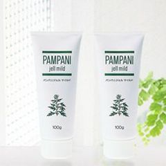 SALE【京都丸太町病院看護師ｸﾞﾙｰﾌﾟ考案】 パンパニ ジェルマイルド 100g  ×2本セット　 よもぎエキス配合 ボディケア 蕁麻疹、アレルギーなど様々なかゆみに