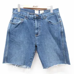 W31/古着 レッドヘッド ショート パンツ ショーツ メンズ 紺 ネイビー デニム 25apr05 中古 ボトムス 短パン ショーパン ハーフ