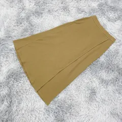 【良品】GU  ジーユー  ロングスカート【Ｍ】カジュアル  大人カワイイ  レディース  茶系  ブラウン【送料無料】