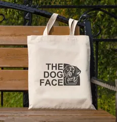 【 The Dog Face Canvas tote bag / ドッグフェイス キャンバストートバッグ 】 『 Labrador Retriever / ラブラドール・レトリーバー 』-64 うちの子グッズ ペットグッズ 犬用品 わんちゃんグッズ ギフト