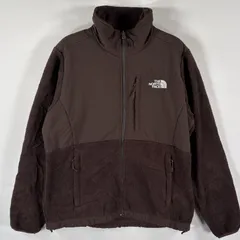 古着 ザ・ノースフェイス THE NORTH FACE フルジップフリースジャケット デナリ ワンポイントロゴ アウトドア M  ブラウン レディース