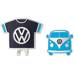 LEZAX(レザックス) グリーンマーカー Volkswagen クリップマーカー VWAC-9508 ライトブルー×ネイビー 1