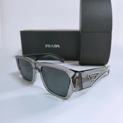 【新品未使用】PRADA プラダ シンボル サングラス PR10Z クリアグレー