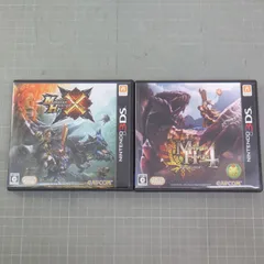 3DS ソフト モンスターハンターシリーズ まとめて2点セット/モンスターハンター4/モンスターハンタークロス　ゲームソフト
