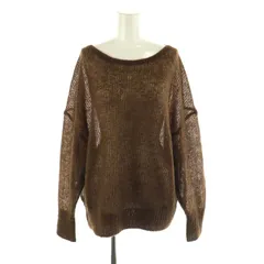 ジャーナルスタンダード レリューム JOURNAL STANDARD relume 24AW シアーモヘヤニット セーター 長袖 F 茶 ブラウン /MI ■OS