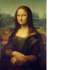 ブリキ看板 モナリザ 絵画 ダ・ヴィンチ 看板 アート 20×30㎝ ガレージ インテリア 雑貨 世田谷ベース