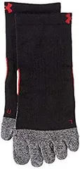 【中古】[アンダーアーマー] 5フィンガーソックス(ゴルフ/ソックス) 1331181 メンズ BLK/RED 日本 LG (日本サイズL相当) mxn26g8