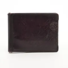 【✨美品✨】ベルルッティ カリグラフィ エベネ マネークリップ ベルルッティカリグラフィ マネークリップ ブラウン メンズ