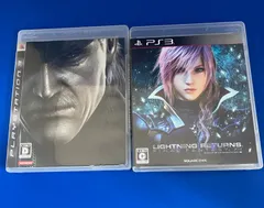 PS3 プレイステーション　メタルギア ソリッド 4 ガンズ・オブ・ザ・パトリオット/ライトニング リターンズ ファイナルファンタジーXIII 2点セット　ゲームソフト