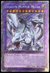 遊戯王 英語版  北米版  究極竜魔導師  プラチナシークレットレア 1st