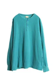 【お得なクーポン配布中!】 80s USA製 エルエルビーン ヘンリーネック 長袖 Tシャツ メンズ XL ヴィンテージ ロンT アンダーシャツ カットソー 2レイヤー 大きいサイズ