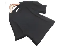 MAJESTIC LEGON マジェスティックレゴン ボリュームスリーブ リブ ニット セーター sizeM/黒 ■◆ レディース