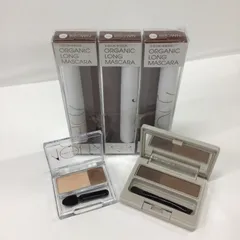 K677 K AQUAAQUA アクアアクア オーガニックロングマスカラ 02 6.5g ×3 / オーガニックデュオシャドー01 / naturaglace ナチュラグラッセ アイブロウパウダー 02 計５点セット