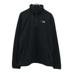 THE NORTH FACE ノースフェイス ハーフジップ フリースジャケット アウトドア ブラック(メンズ L)中古 古着 V2951