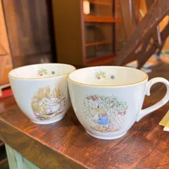 🐇【PERTER RABBIT ピーター・ラビット】 マグカップ ペアセット 山加商店 YAMAKA 英国風 絵本