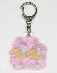【中古】雑貨 ハチワレとマイメロディ 「ちいかわ なんか小さくてかわいいやつ×サンリオキャラクターズ シークレットアクリルキーホルダー」