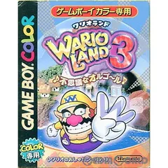 ゲームボーイカラーソフト ワリオランド3(WARIO LAND 3) 不思議なオルゴール 任天堂