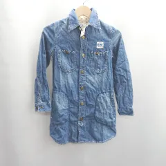 ◇ Θ Lee リー デニムシャツ キッズ 子供服 長袖 シャツ サイズ 140 ブルー系 メンズ E  【1501160043443】