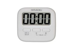 【2個セット】HATUSOKU サイレントモード搭載 光るタイマー ホワイト