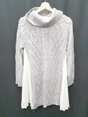 ◇ ⊇ MERCURYDUO マーキュリーデュオ 長袖 ニット セーター サイズF グレー系 レディース P  【1409090001888】