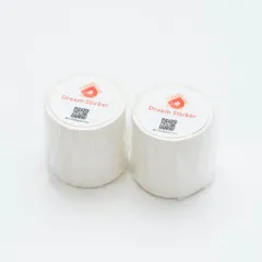 新着商品 【Dream Sticker】マスキングテープ 賃貸向け壁の保護 めくれ はがれ防止 インテリア 壁紙 家具用 マステ 50mm幅×10m巻き ホワイト 2個セット