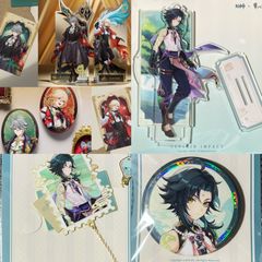 原神公式グッズ ゴディバ コラボ 色紙 タルタリヤ 鍾離 刻晴 甘