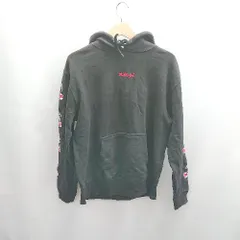 ◇ Θ MILKFED. ミルクフェド フードパーカー 長袖 トレーナー スウェット パーカー サイズ M ブラック系 レディース E  【1501160040817】