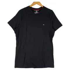 TOMMY HILFIGER トミーヒルフィガー ワンポイント刺繡半袖Ｔシャツ sizeS/P/CH/ブラック