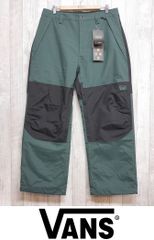 【新品:SALE】25 VANS MTE HELLBOUND PANT - Mサイズ - Black-Green Gables 正規品 スノーボード ウェア 2レイヤー パンツ