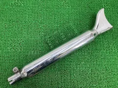 ハーレーソフテイル サイレンサーマフラー 左 社外 中古 スチール スリップオン フィッシュテール 機能的問題なし 品薄 希少品 oXのサムネイル