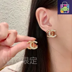 【今日WTO】Chanel ヴィンテージ アルファベットピアス 送料無料 限定価格-LVC72