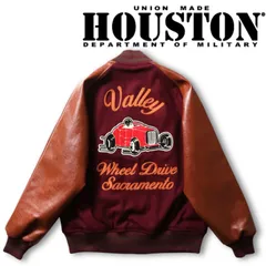 HOUSTON / ヒューストン 51517 MELTON AWARD JACKET (VALLEY) / メルトンアワードジャケット (バレー)  アウター ジャケットメンズ アメカジ  ジーンズメンズ メンズジャケット MAROONのサムネイル