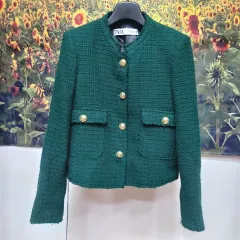 ザラ ツイードジャケット レディース XS 5D3