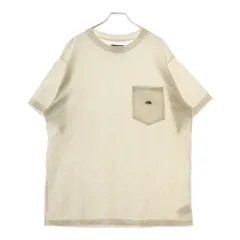 THE NORTH FACE PURPLE LABEL (ノースフェイスパープルレーベル) 7oz H/S Pocket Tee 7オンス ロゴ刺繍 クルーネック 半袖ポケットTシャツ カットソー ホワイト NT3962N