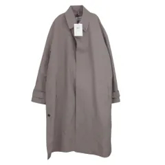 THE RERACS ザリラクス 23SS-RECT-363-J THE BAL COLLAR COAT バルカラー コート ベージュ グレー系 48【中古】のサムネイル