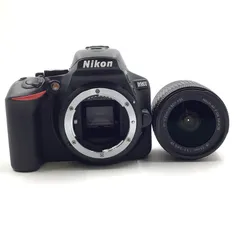 【全額返金保証】【最速発送】Nikon デジタル一眼 D5600 ダブルズームキット ブラック 美品 動作確認済 シャッター348回