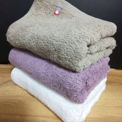 ３枚■今治産フェイスタオル★ふっくら豊満な甘撚りロングパイル★名産地 愛媛 今治