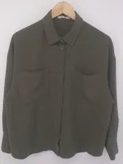 ◇ OPAQUE.CLIP オペークドットクリップ バックスリット 長袖 シャツ ブラウス サイズ38/M ブラウン系 レディース E  【1304140000906】