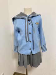 NO,73★130cm  こども服 長袖  セット  ガーリー   セーラー   ニット 子供服 キッズ ベビー 女の子 トップス  かわいい