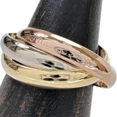 超美品】カルティエ トリニティ SM リング スリーゴールド サイズ58
