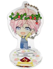 【中古】キーホルダー・マスコット(キャラクター) 向坂椋 「A3!(エースリー)×animatecafe トレーディングアクリルスタンドキーホルダー いちご狩りver. Aグループ」