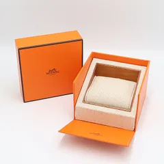 良品 エルメス 空箱/BOX 腕時計用 オレンジ×アイボリー メンズ/レディース腕時計用 KTR 2000000 NSK