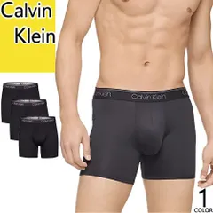 カルバンクライン Calvin Klein ボクサーパンツ 3枚セット 3枚組 メンズ アンダーウェア 下着 ロング ロゴ ローライズ おしゃれ 大きいサイズ ブランド 前閉じ プレゼント 黒 ブラック NB2570A