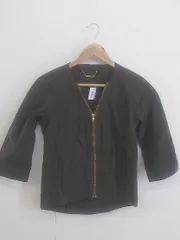 ◇ DouDou ドゥドゥ ジップアップ 長袖 ブルゾン サイズF ブラウン系 レディース P  【中古】 【1211220001763】のサムネイル