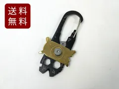 多機能カラビナ型マルチツール 20in1 サバイバルゲーム キャンプに 8cmx2.5cmx0.5cm