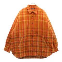 Acne Studios (アクネ ストゥディオズ) チェックデザインキルティングシャツジャケット オレンジ FA-UX-OUTW000063のサムネイル
