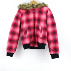 ロキシー ブルゾン ジャケット コットン100% アウター 赤 レディース Mサイズ レッド ROXY 【中古】のサムネイル