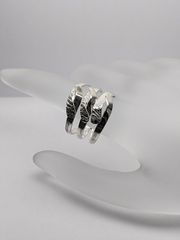 リングシルバー925美しいリングは本物のシルバー925の色を際立たせます