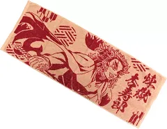 【中古】雑貨 煉獄杏寿郎 オリジナルフェイスタオル 「鬼滅の刃×ローソン」 たまるよスタンプキャンペーン景品
